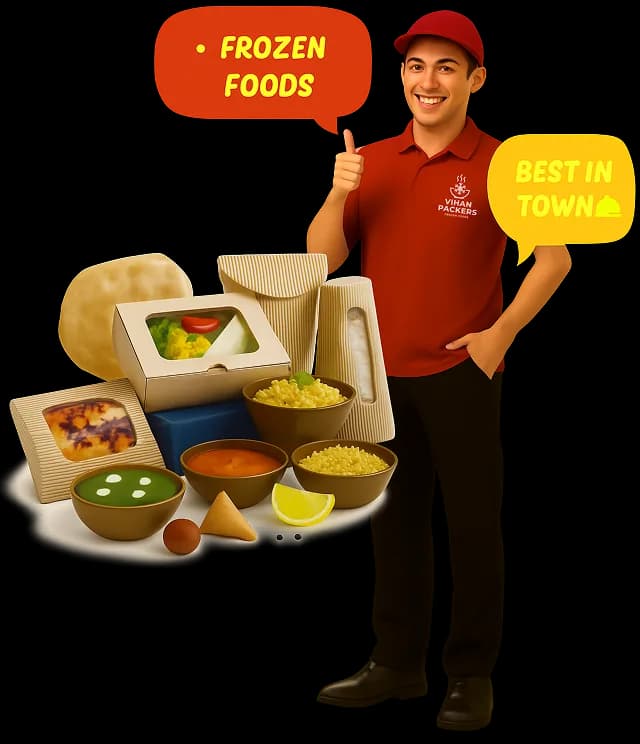 Delivery Person with Food